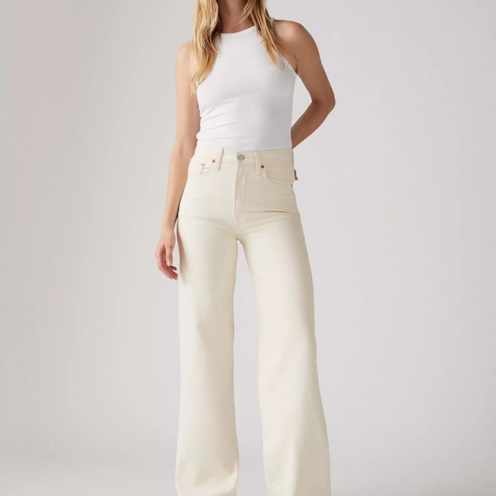 Levi's Ribcage High Waist Wide Leg Jeans Size 27